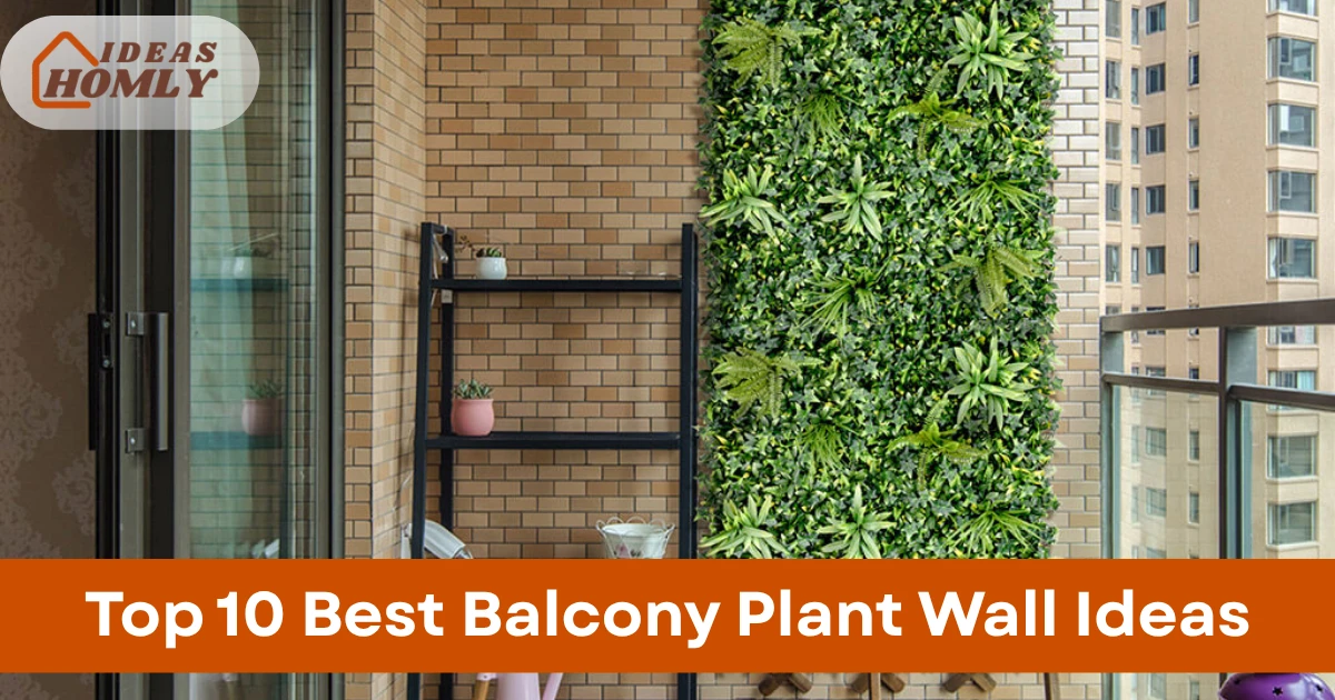 Balcony Plant Wall Ideas