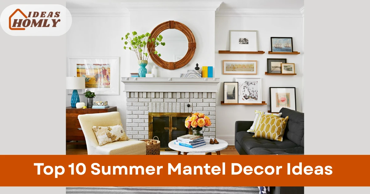 Summer Mantel Decor Ideas