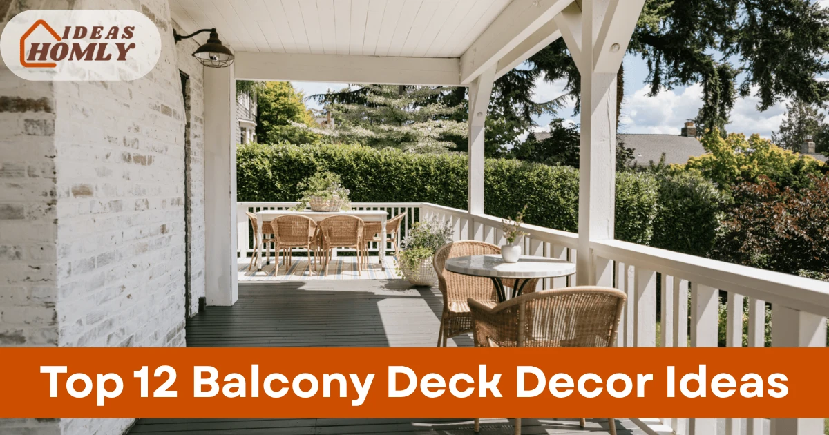 Balcony Deck Decor Ideas