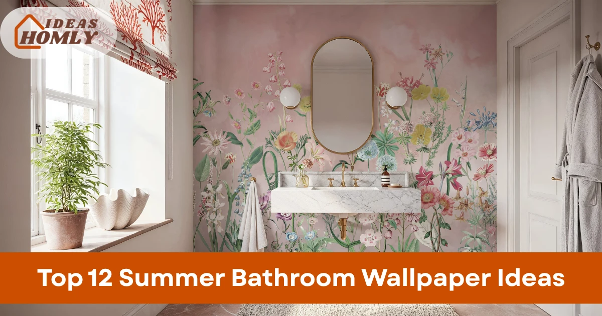 Summer Bathroom Wallpaper Ideas