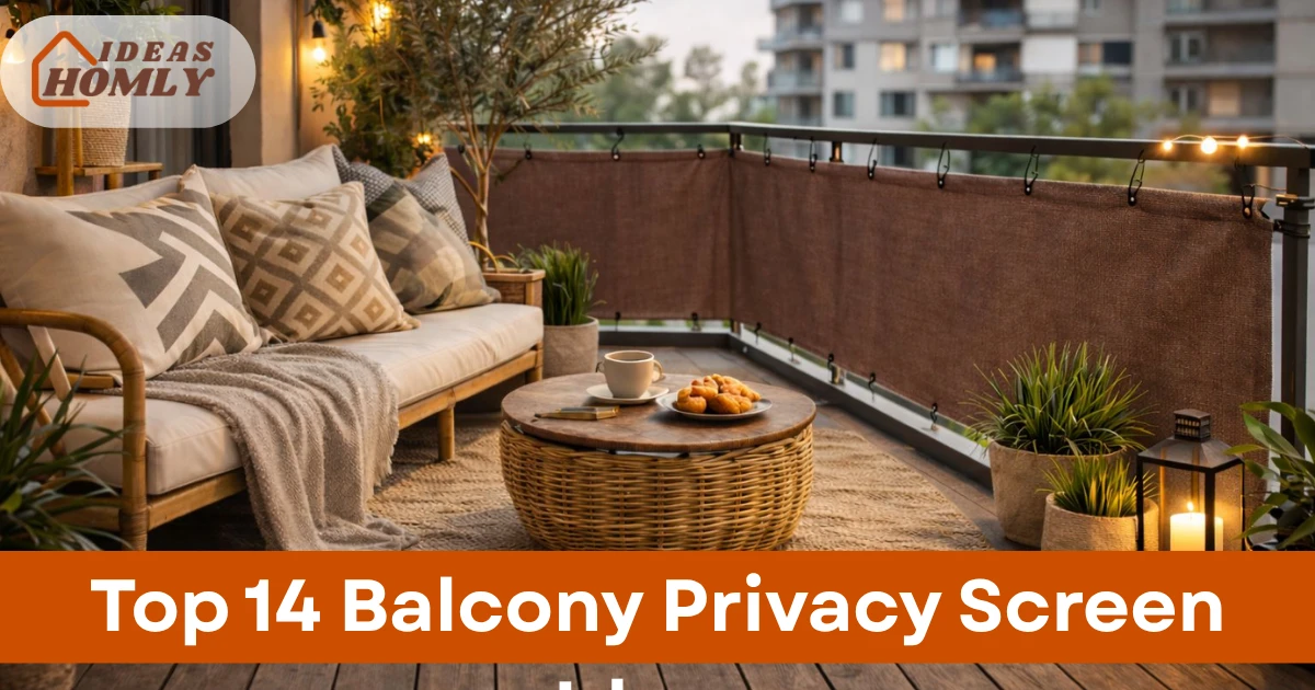 Balcony Privacy Screen Ideas