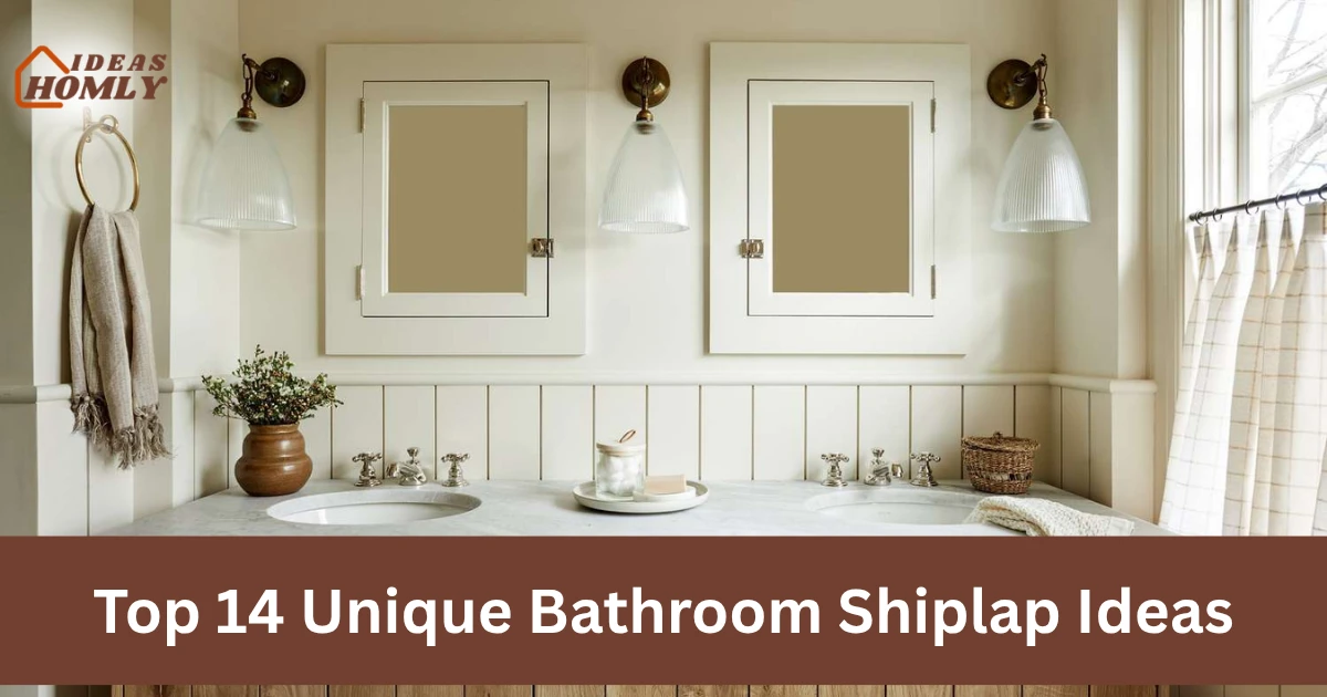 Unique bathroom shiplap ideas