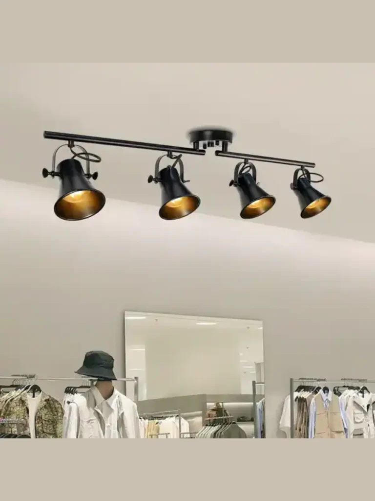 Track Lighting with Adjustable Heads