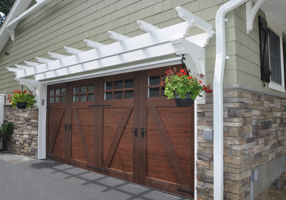 Trellis Over Garage Front Area