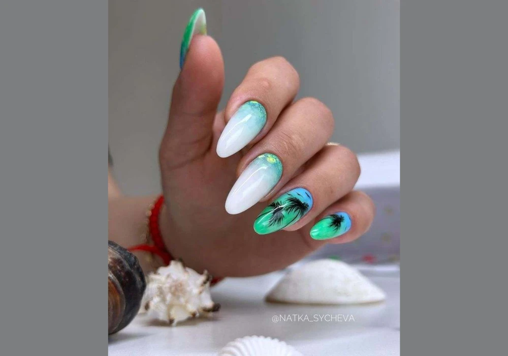 Tropical Summer Nail Ideas for Vacation Feel