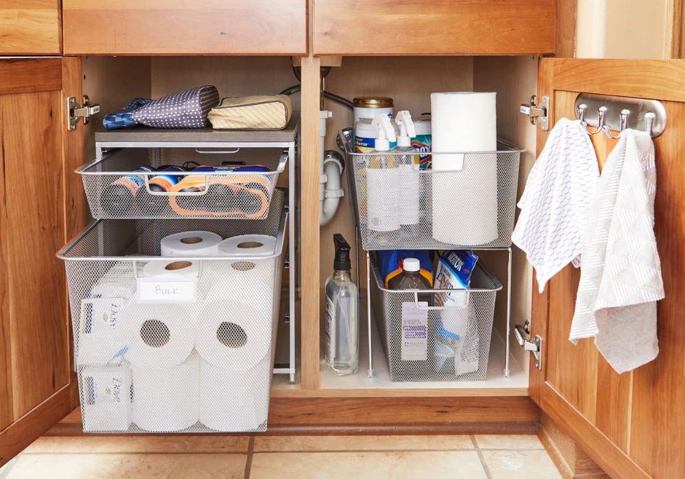 Under-Sink Storage for Hidden Organization