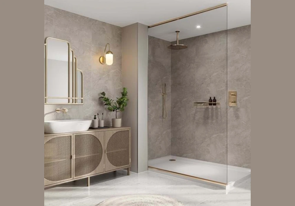 Update Shower Walls with Waterproof Panels