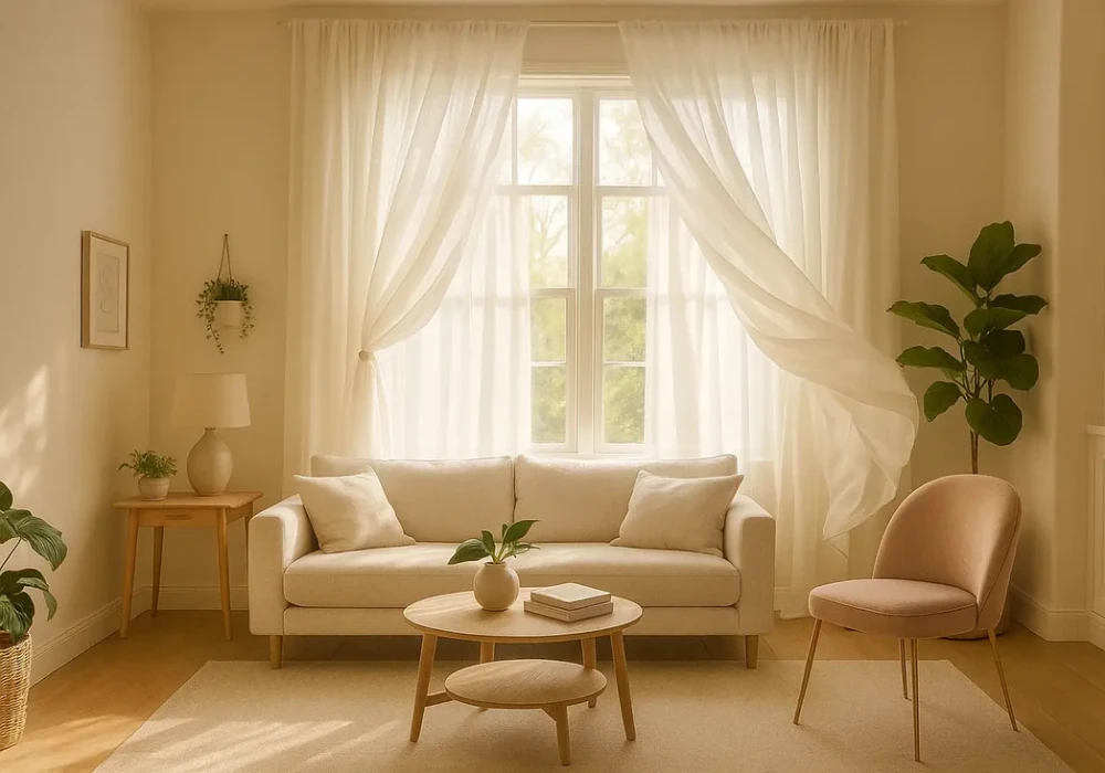 Use Sheer Curtains for Better Light