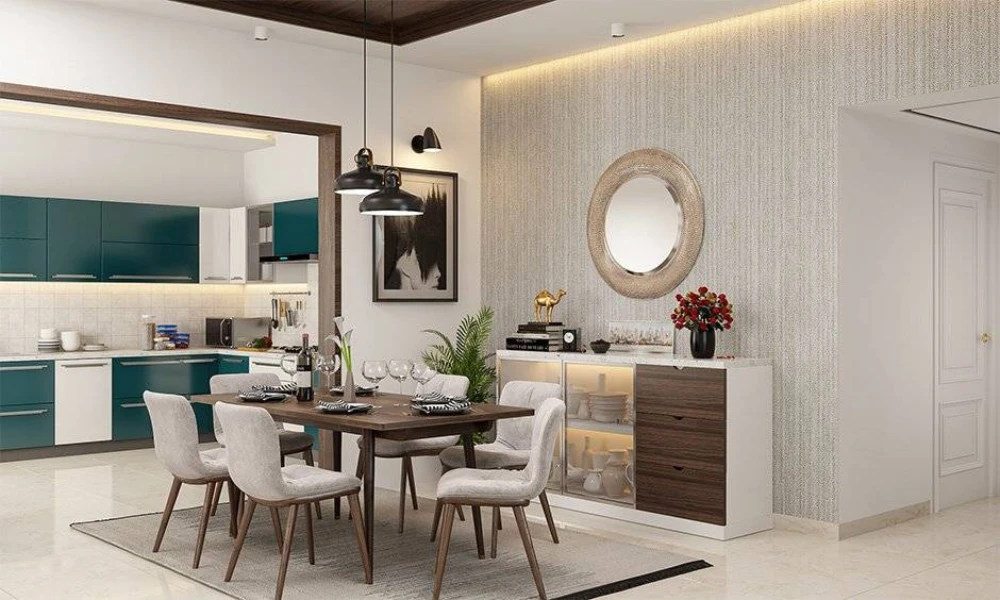 Use Pendant Lighting to Define the Kitchen Dining Area Clearly