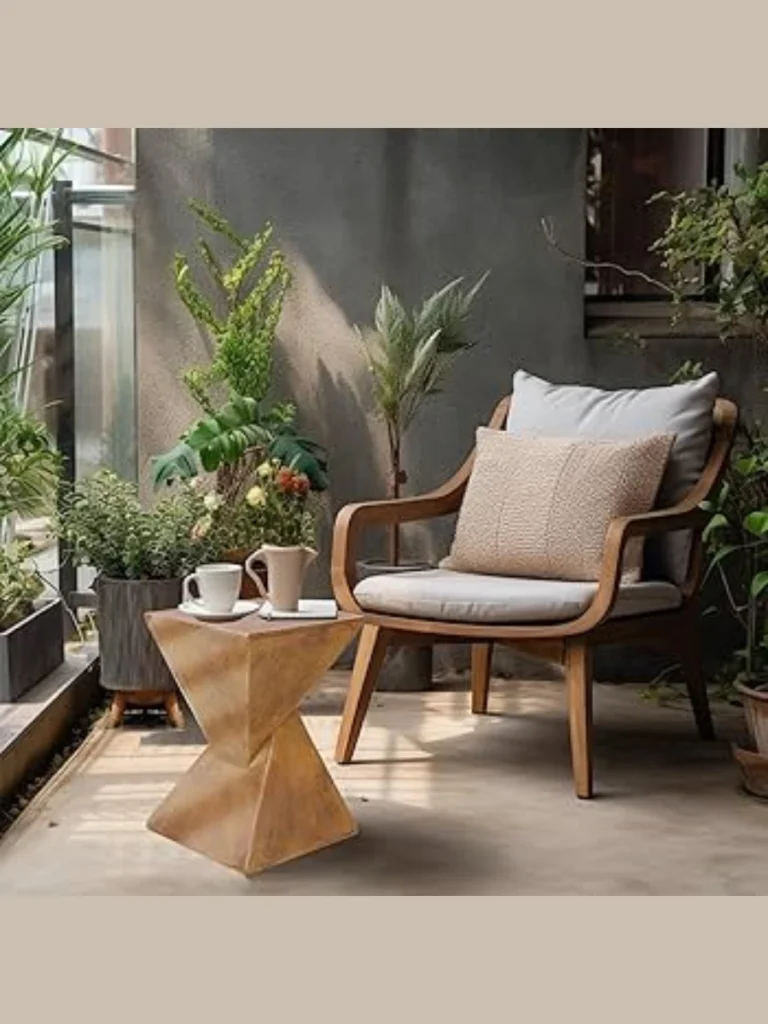 Versatile Concrete Side Tables For Modern Porch Layouts