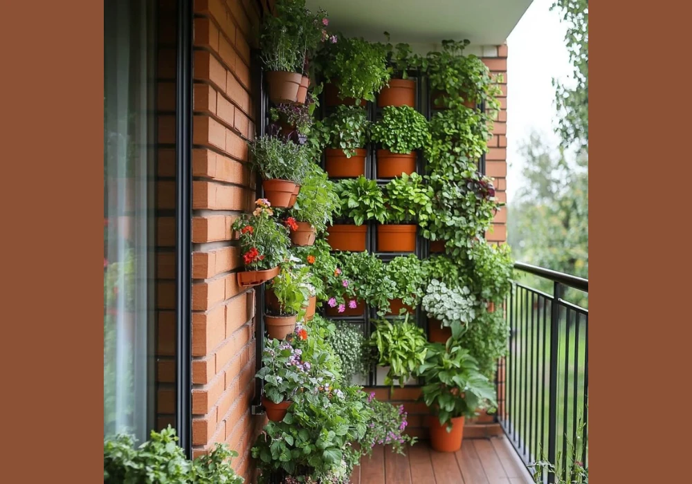 Vertical Garden Balcony Design for Compact Spaces