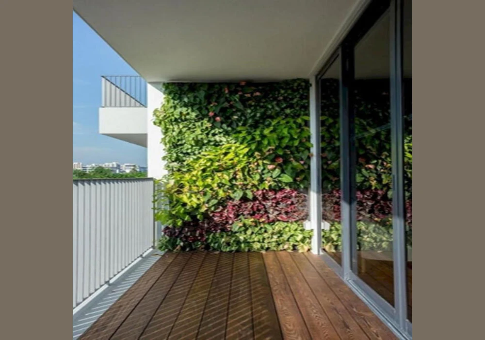 Vertical Garden Setup for Green Balcony