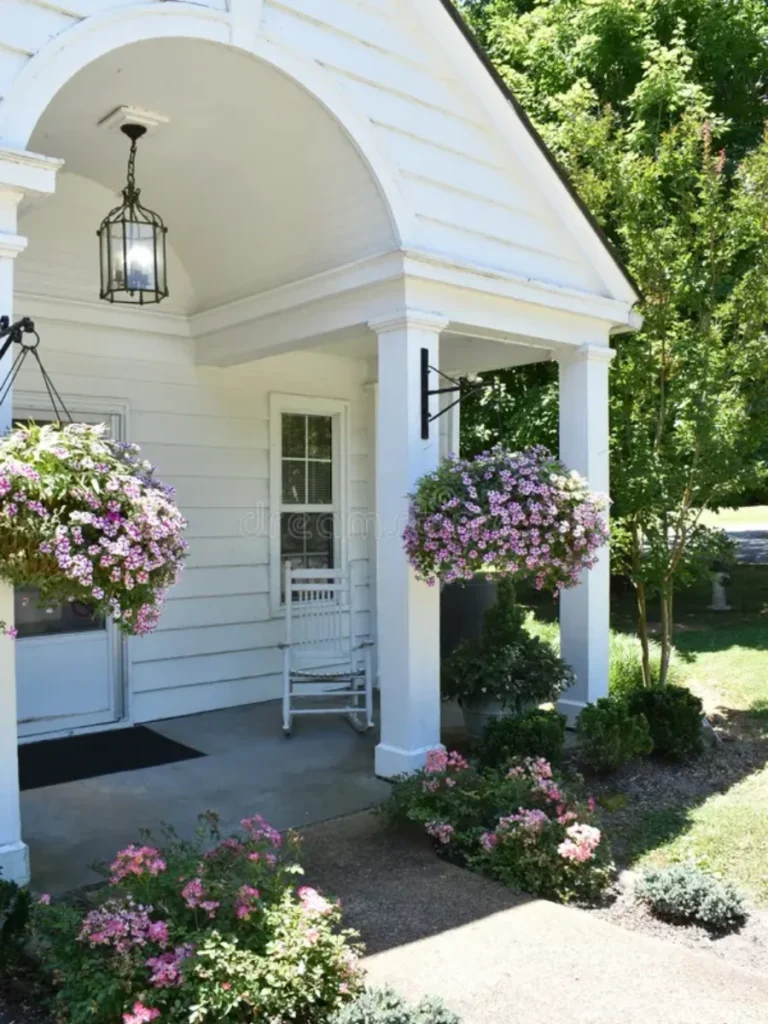 Vertical Hanging Flower Baskets