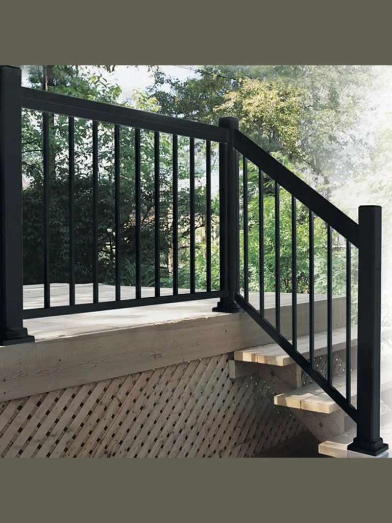 Vertical Thin Round Metal Pickets