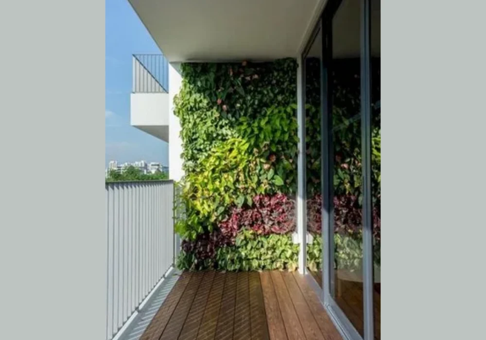 Vertical garden balcony patio ideas