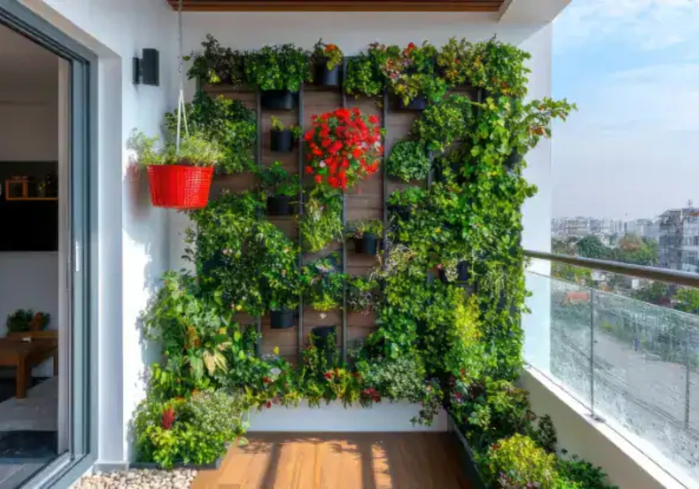 Vertical garden balcony planting ideas