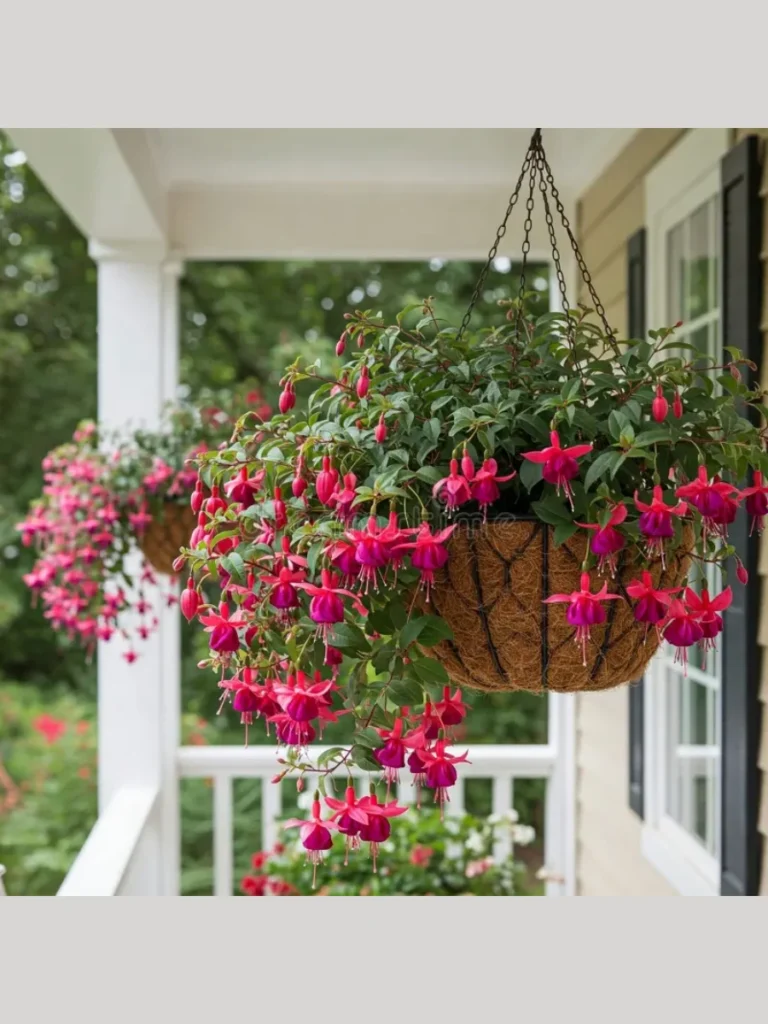 Vibrant Fuchsia for Hanging Baskets