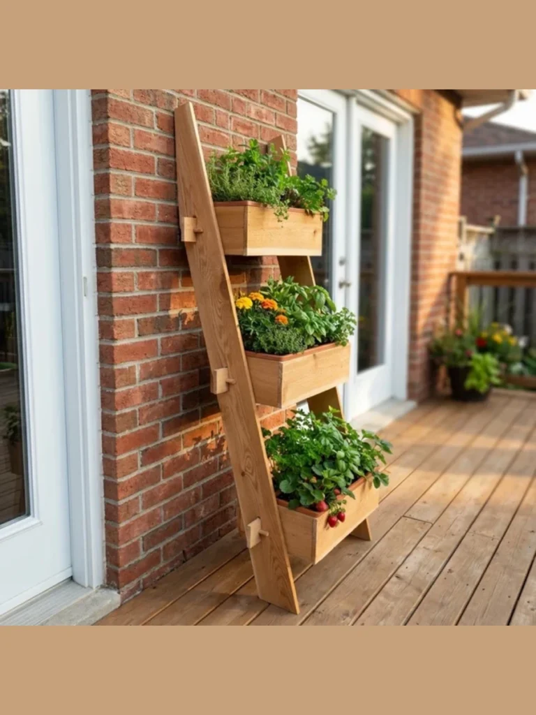 Vibrant Tiered Vertical Herb Planters