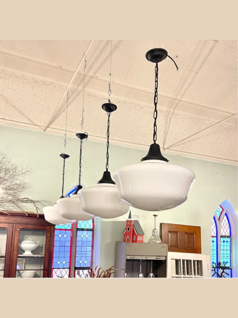 Vintage Schoolhouse Globe Lights