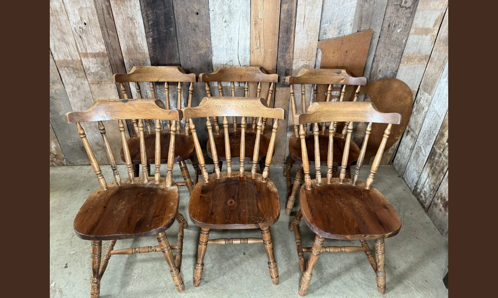 Vintage Wooden Chairs for a Rustic Appeal