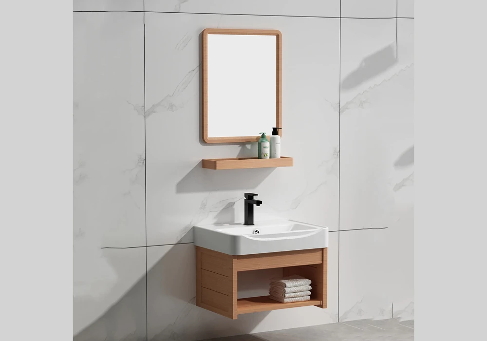 Wall-Mounted Sink Vanity for Space Saving
