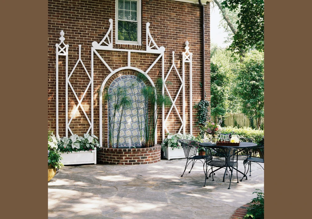 Wall-Mounted Trellis Designs for Compact Spaces