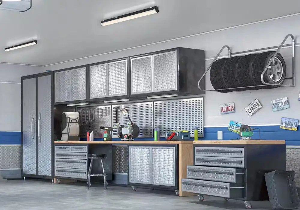 Wall-Mounted Workbench Light
