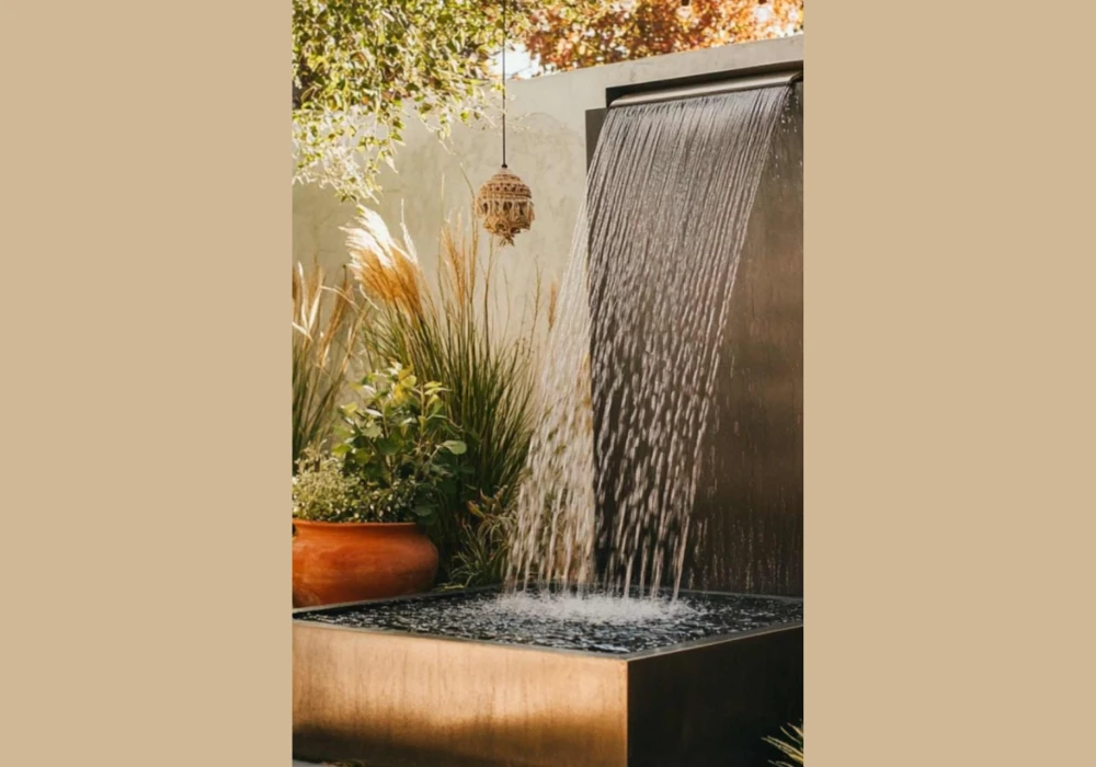 Water Elements for a Cool Summer Outdoor Feel