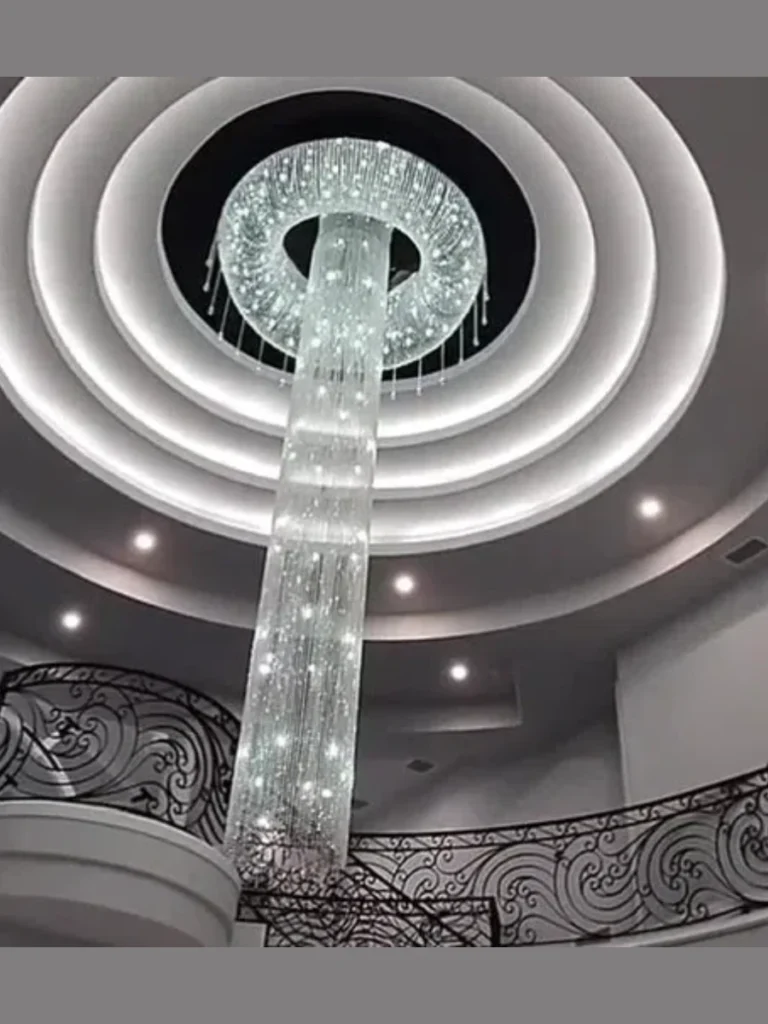 Waterfall Crystal Flush Mounts for Luxury