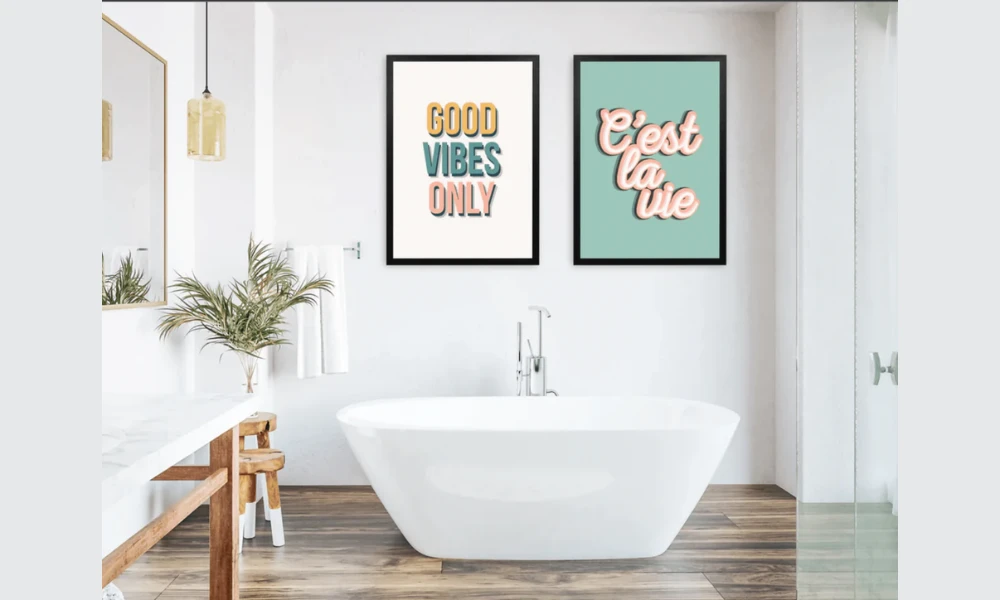 Typography Wall Art for a Modern Touch
