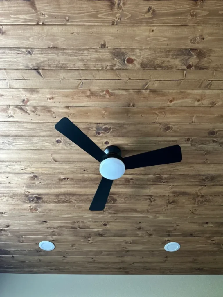 Wood Plank Installations ceiling