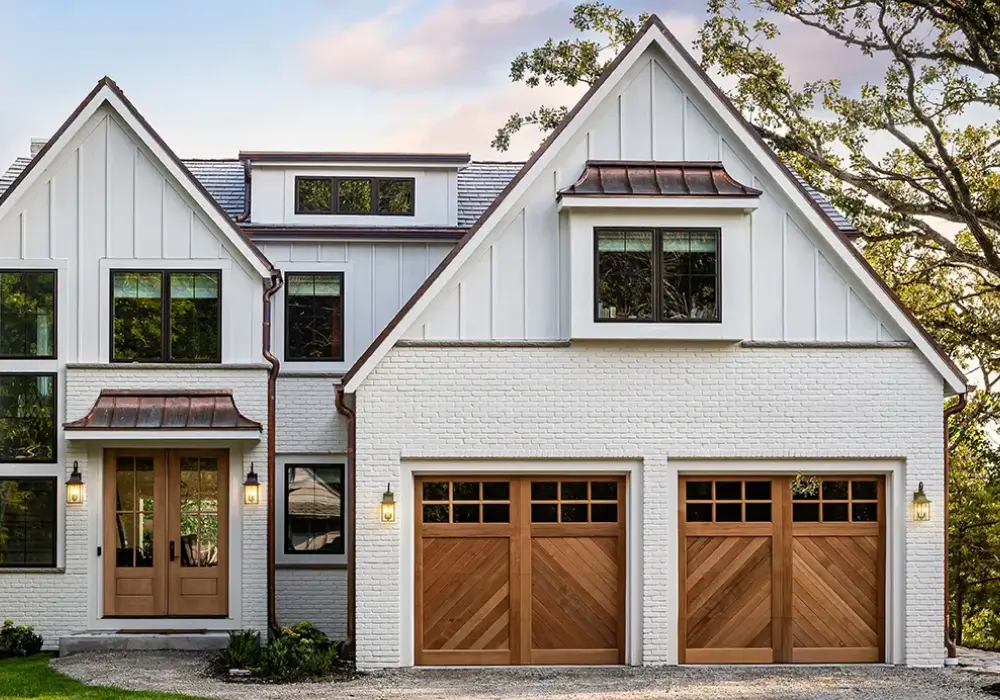 Wooden Garage Door Makeover