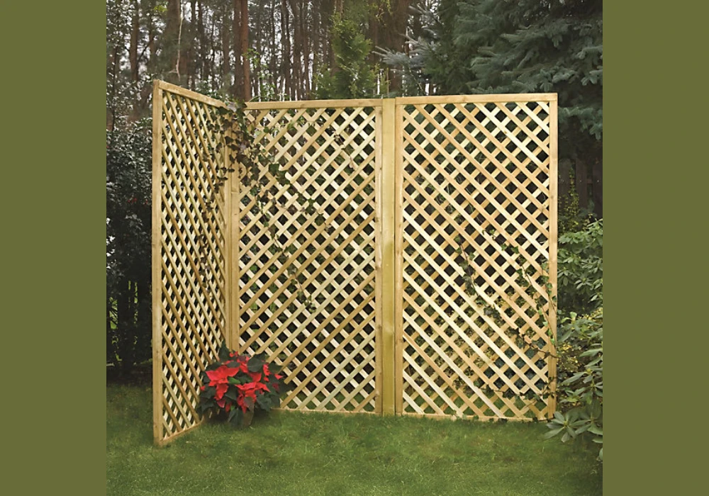 Wooden Trellis Panels for Garden Privacy Walls