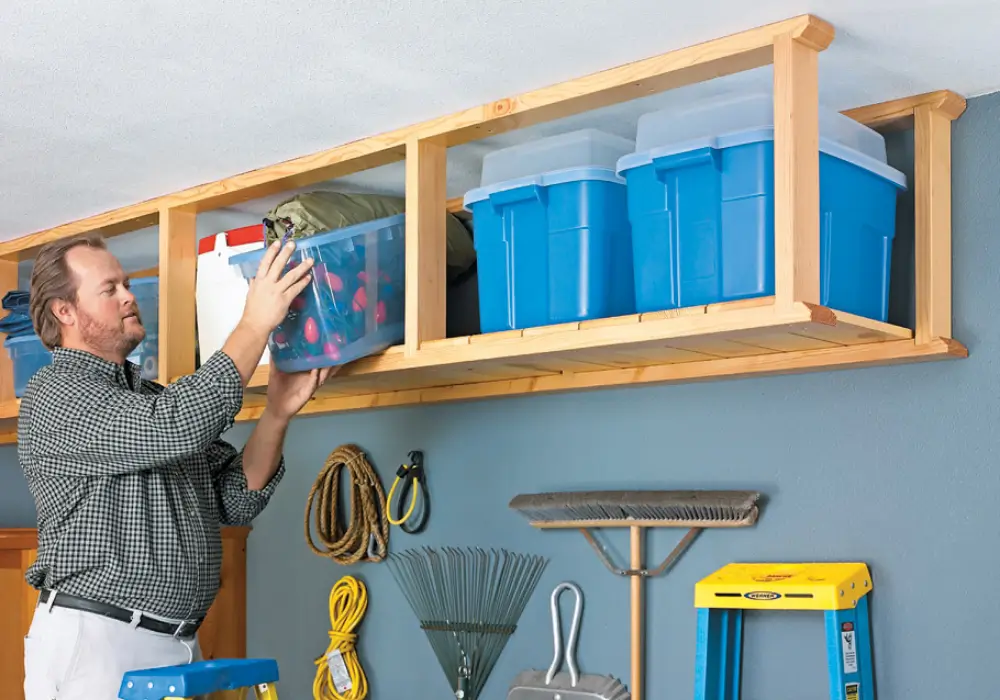 Overhead Storage with Workbench