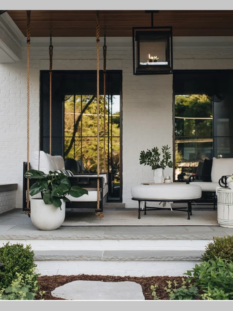 Zen-Inspired Minimalist Porch Sanctuaries