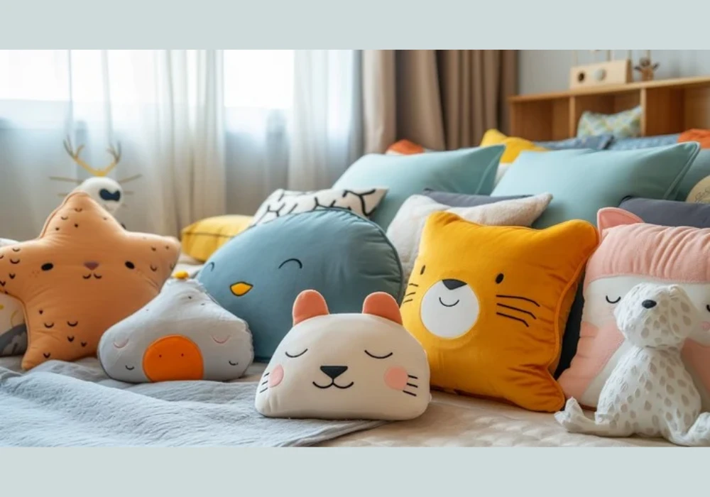 animal-themed funny throw pillow ideas for cute home decor