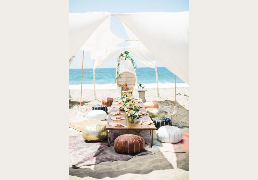 beach style summer party idea at home