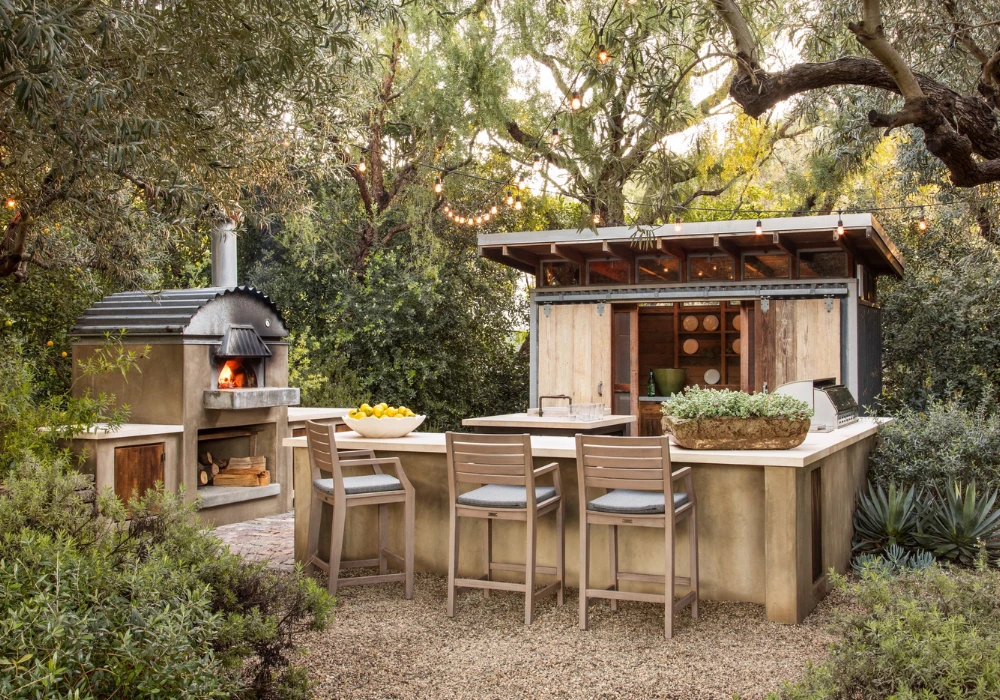 budget outdoor kitchen ideas for summer backyard use