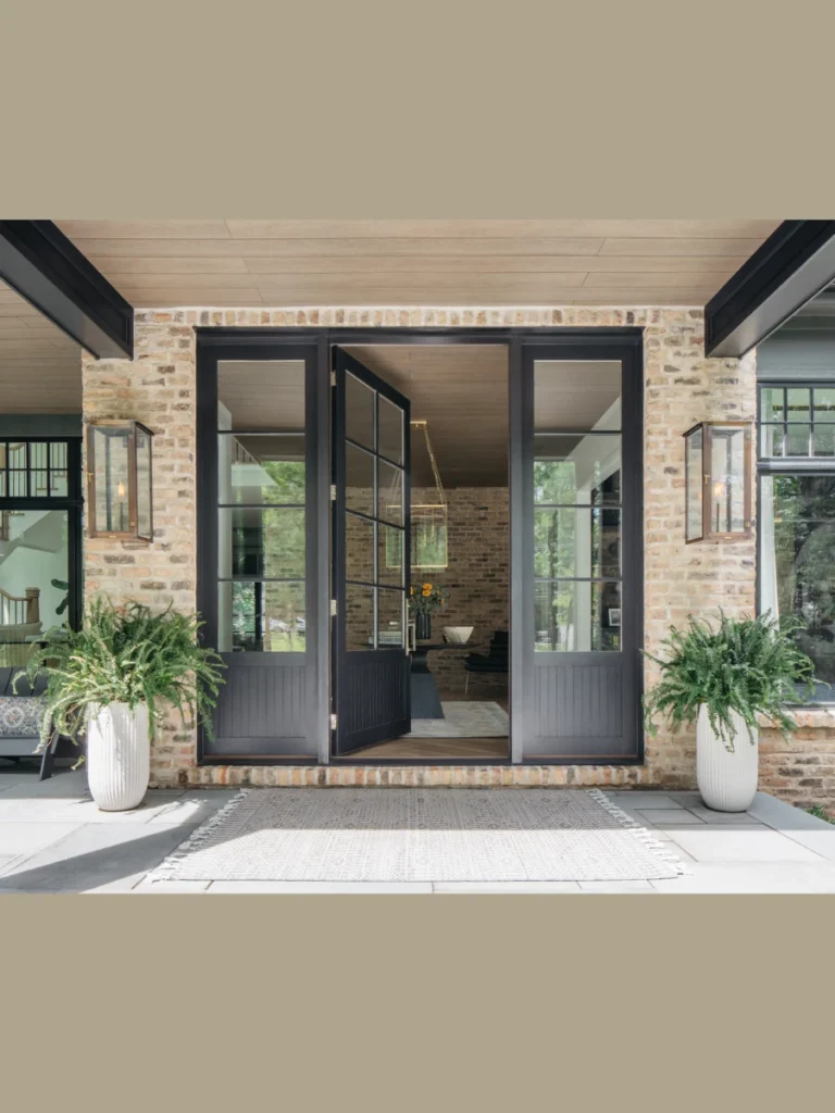 dustrial Steel Pivot Doors