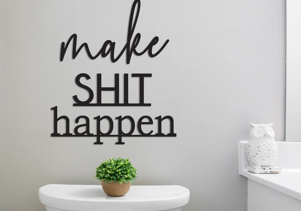 humorous Bathroom Signs