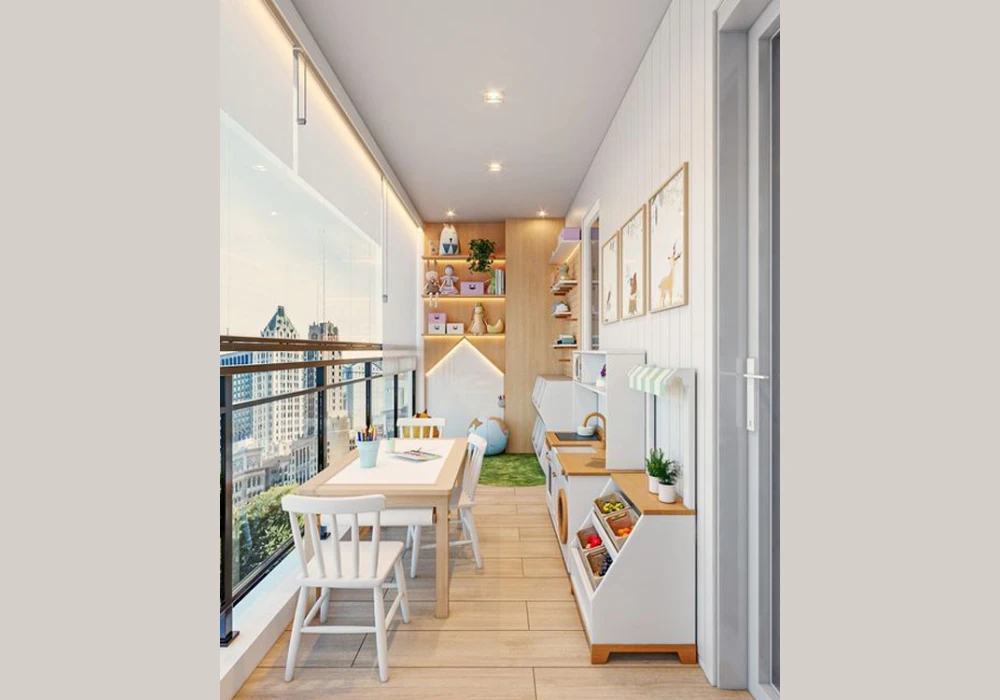 kid-friendly balcony ideas for a safe play area