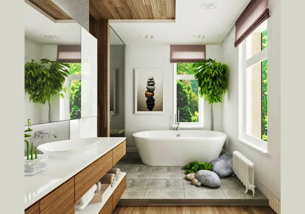 natural elements summer bathroom ideas for organic freshness