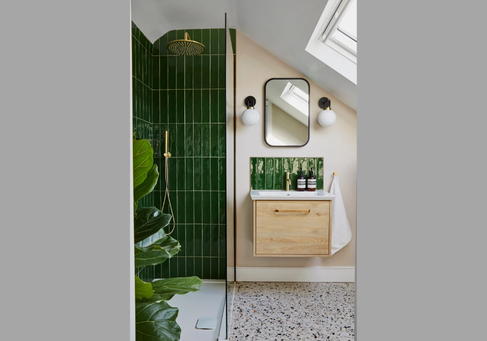 olive green bathroom ideas with natural style