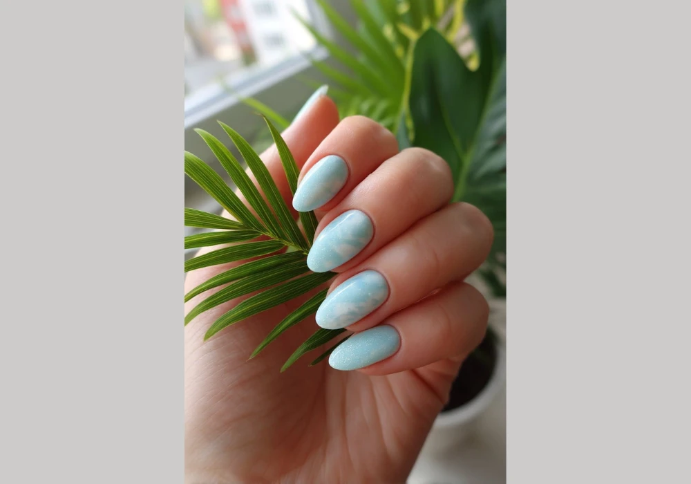 pastel summer nails ideas for soft and calm looks