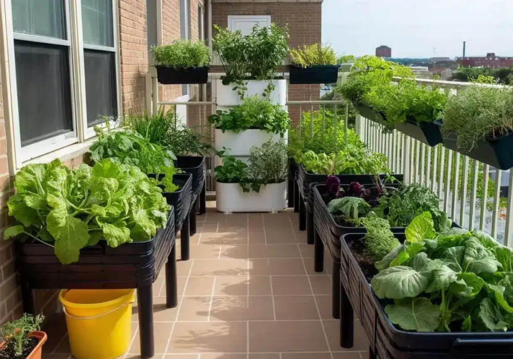 soil mix and drainage management for containers in balcony