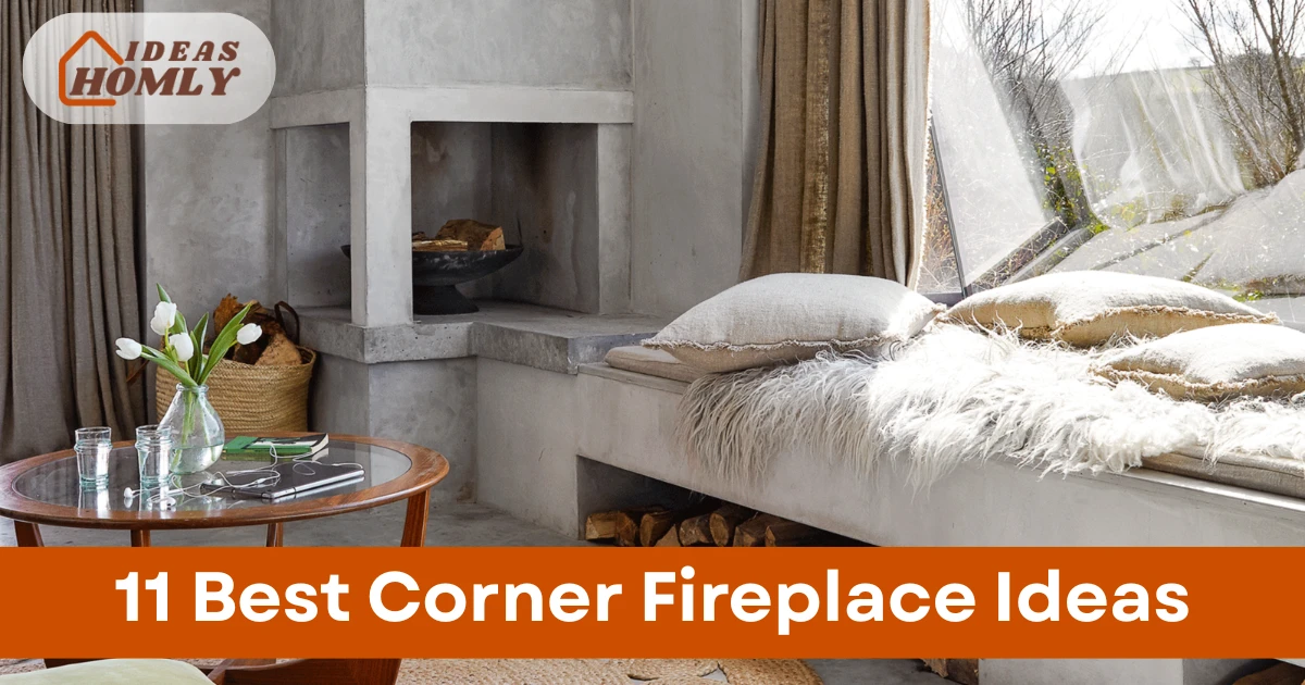 Corner Fireplace Ideas