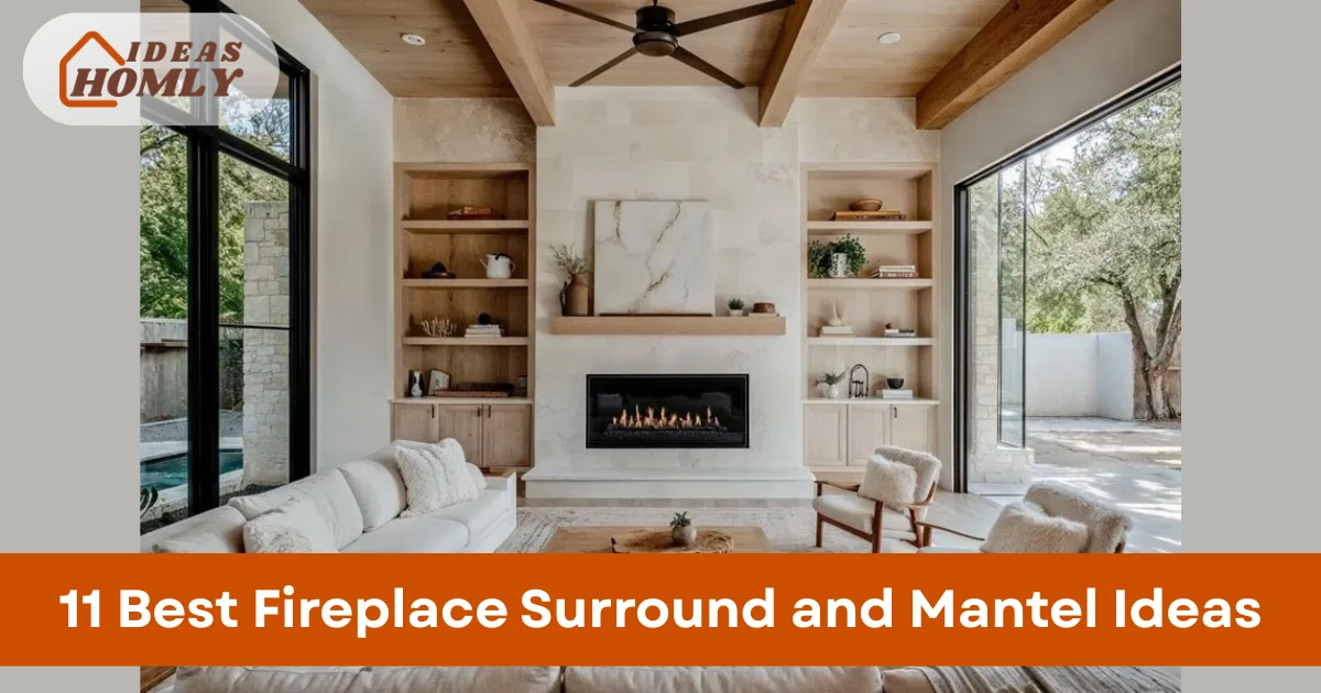 Fireplace Surround and Mantel Ideas