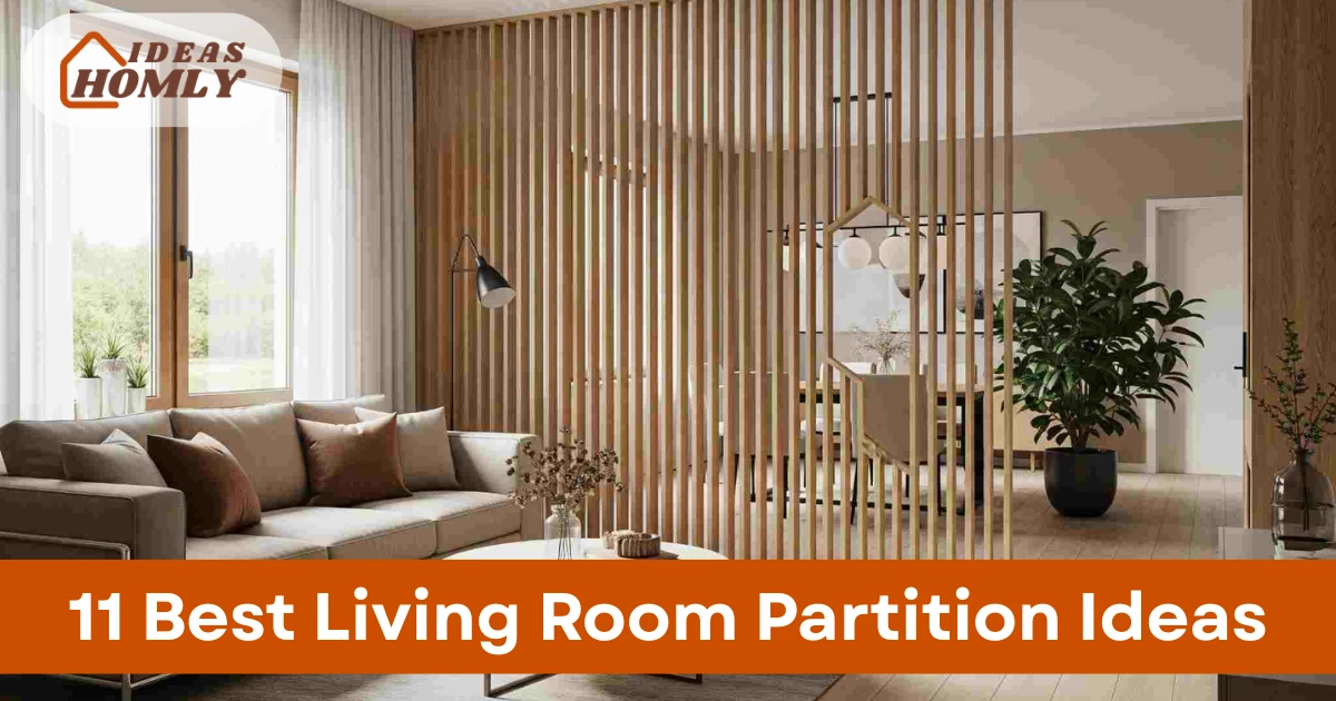 Living Room Partition Ideas