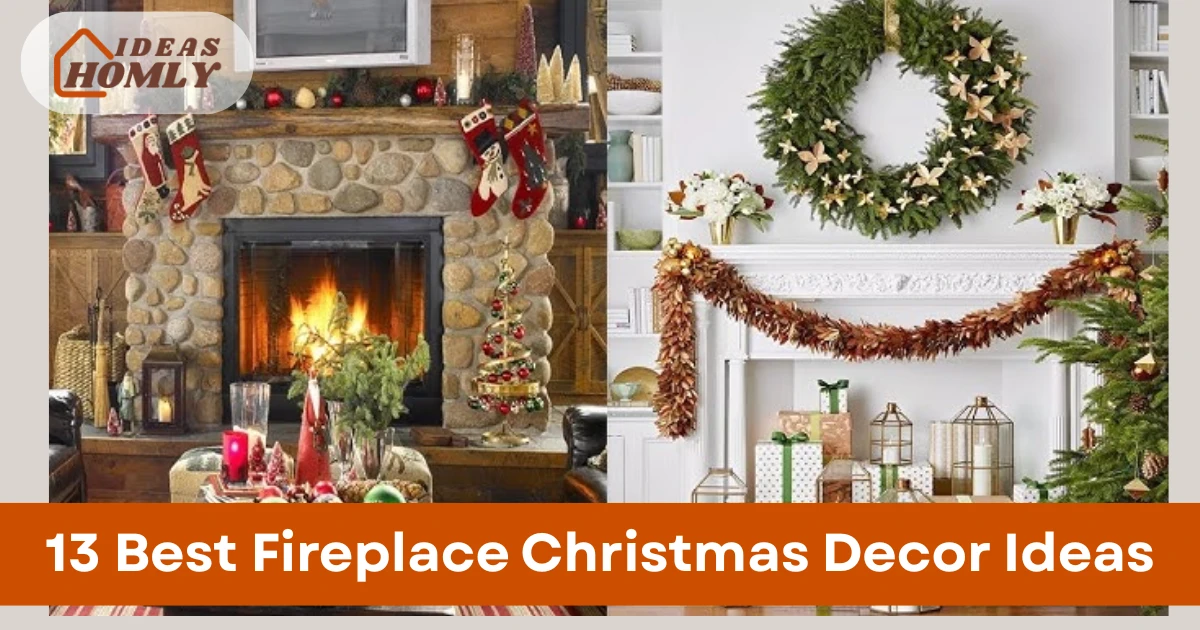 Fireplace Christmas Decor Ideas