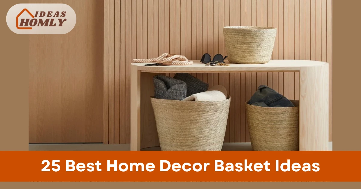 Home Decor Basket Ideas